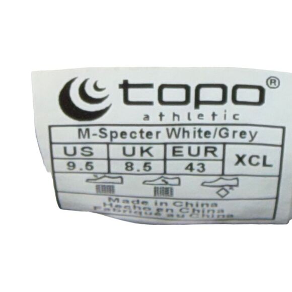 Topo Men\'s White Athletic Shoes specter white size 9.5 main image 5